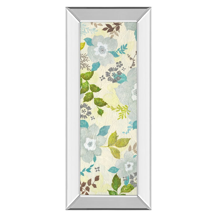 Classy Living Fragrant Garden Wall Art 18"x42", Mirrored Frame