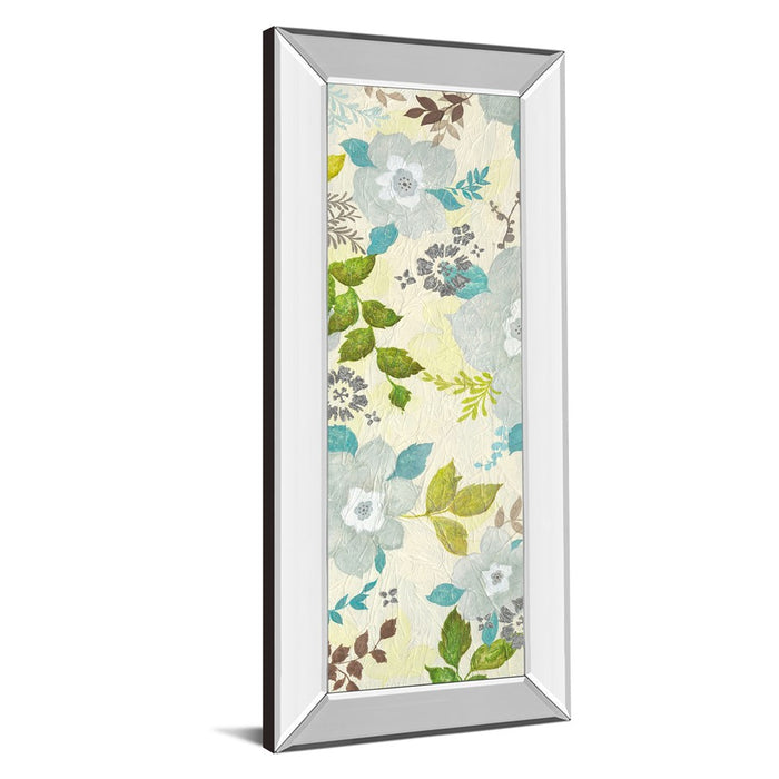 Classy Living Fragrant Garden Wall Art 18"x42", Mirrored Frame