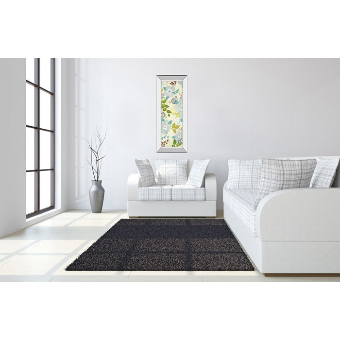 Classy Living Fragrant Garden Wall Art 18"x42", Mirrored Frame