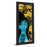 Classy Living Ink Chiffon I Wall Art 18"x42", Midnight Aura Frame
