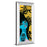 Classy Living Ink Chiffon I Wall Art 18"x42", Mirrored Frame