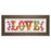 Classy Living First Love Wall Art 42"x18", Tranquil Ash Frame