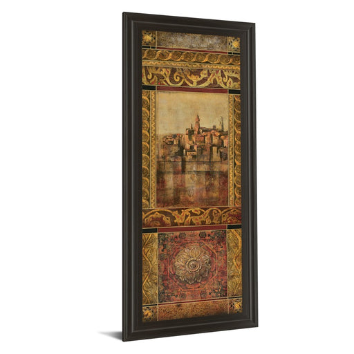 Classy Living New Enchantment I Wall Art 18"x42", Dark Chocolate Frame