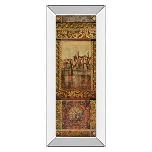 Classy Living New Enchantment I Wall Art 18"x42", Mirrored Frame