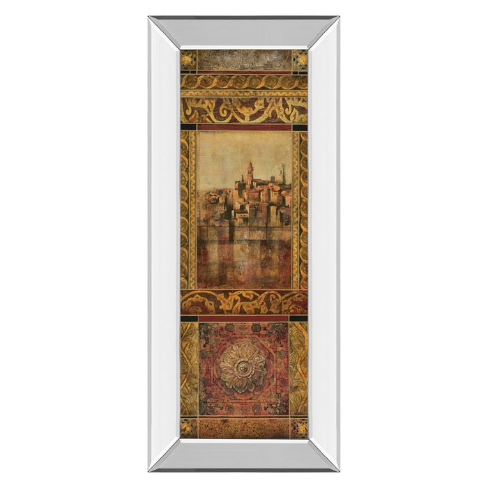 Classy Living New Enchantment I Wall Art 18"x42", Mirrored Frame