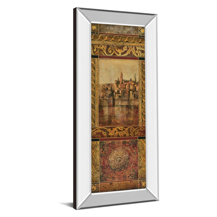 Classy Living New Enchantment I Wall Art 18"x42", Mirrored Frame