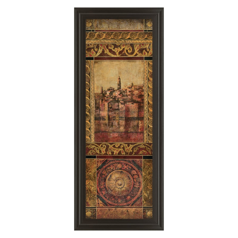 Classy Living New Enchantment II Wall Art 18"x42", Dark Chocolate Frame