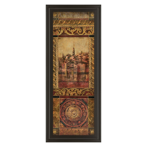 Classy Living New Enchantment II Wall Art 18"x42", Dark Chocolate Frame
