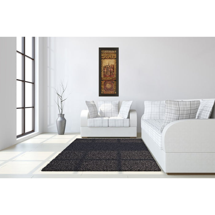 Classy Living New Enchantment II Wall Art 18"x42", Dark Chocolate Frame