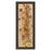 Classy Living Fleur Delicate I Wall Art 18"x42", Cinnamon Mocha Frame