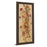 Classy Living Fleur Delicate I Wall Art 18"x42", Cinnamon Mocha Frame