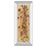 Classy Living Fleur Delicate I Wall Art 18"x42", Mirrored Frame