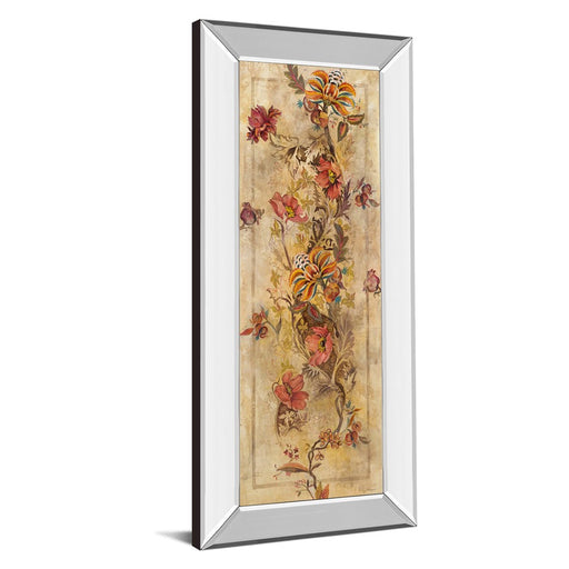 Classy Living Fleur Delicate I Wall Art 18"x42", Mirrored Frame