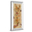 Classy Living Fleur Delicate II Wall Art 18"x42", Mirrored Frame