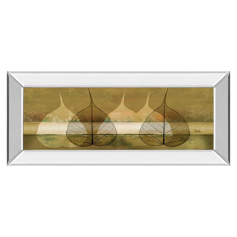 Classy Living Botanical Serenity Wall Art 42"x18", Mirrored Frame