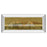 Classy Living Translucent Leaves Wall Art 42"x18", Mirrored Frame