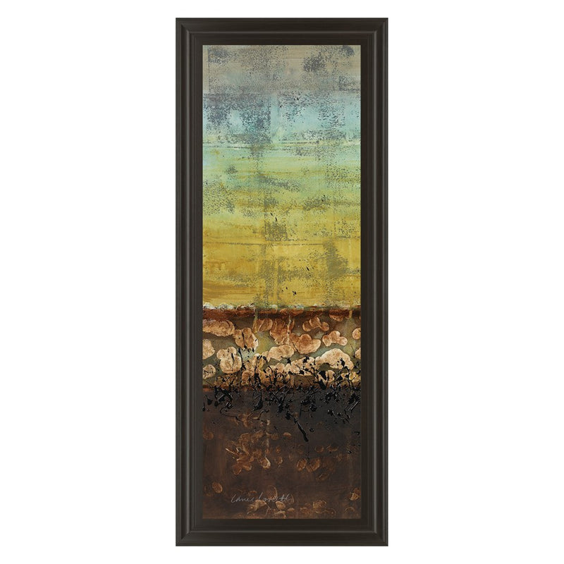 Classy Living Subterranean I Wall Art 18"x42", Dark Chocolate Frame