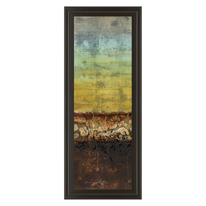 Classy Living Subterranean I Wall Art 18"x42", Dark Chocolate Frame