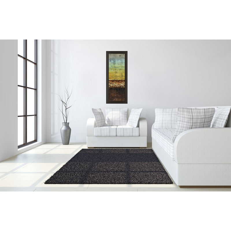 Classy Living Subterranean I Wall Art 18"x42", Dark Chocolate Frame