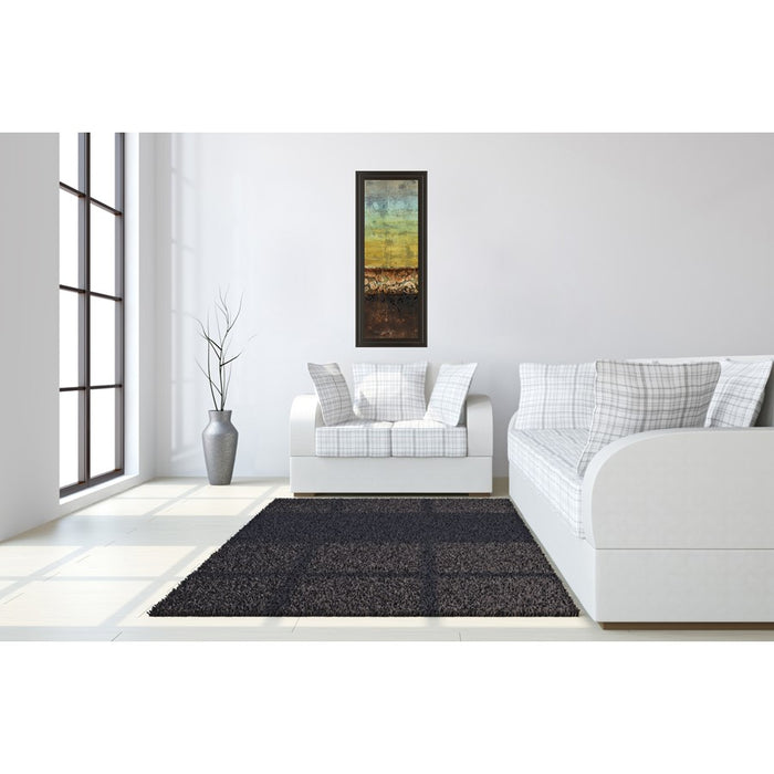 Classy Living Subterranean I Wall Art 18"x42", Dark Chocolate Frame