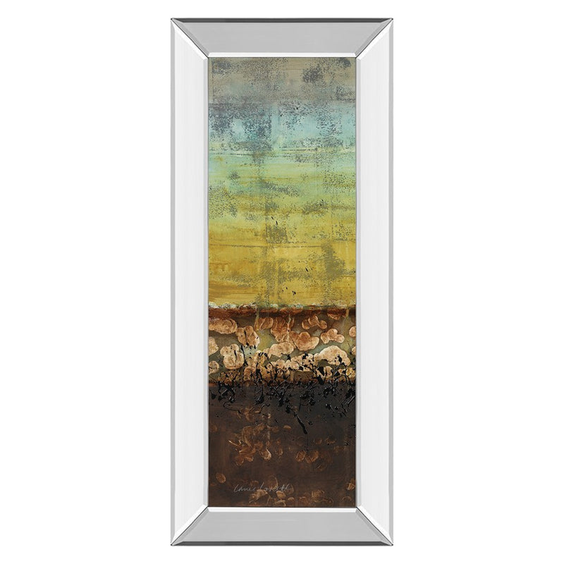 Classy Living Subterranean I Wall Art 18"x42", Mirrored Frame
