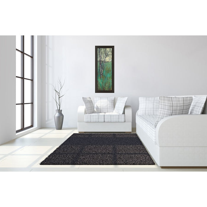 Classy Living Verdant Birchscape Wall Art 18"x42", Dark Chocolate Frame