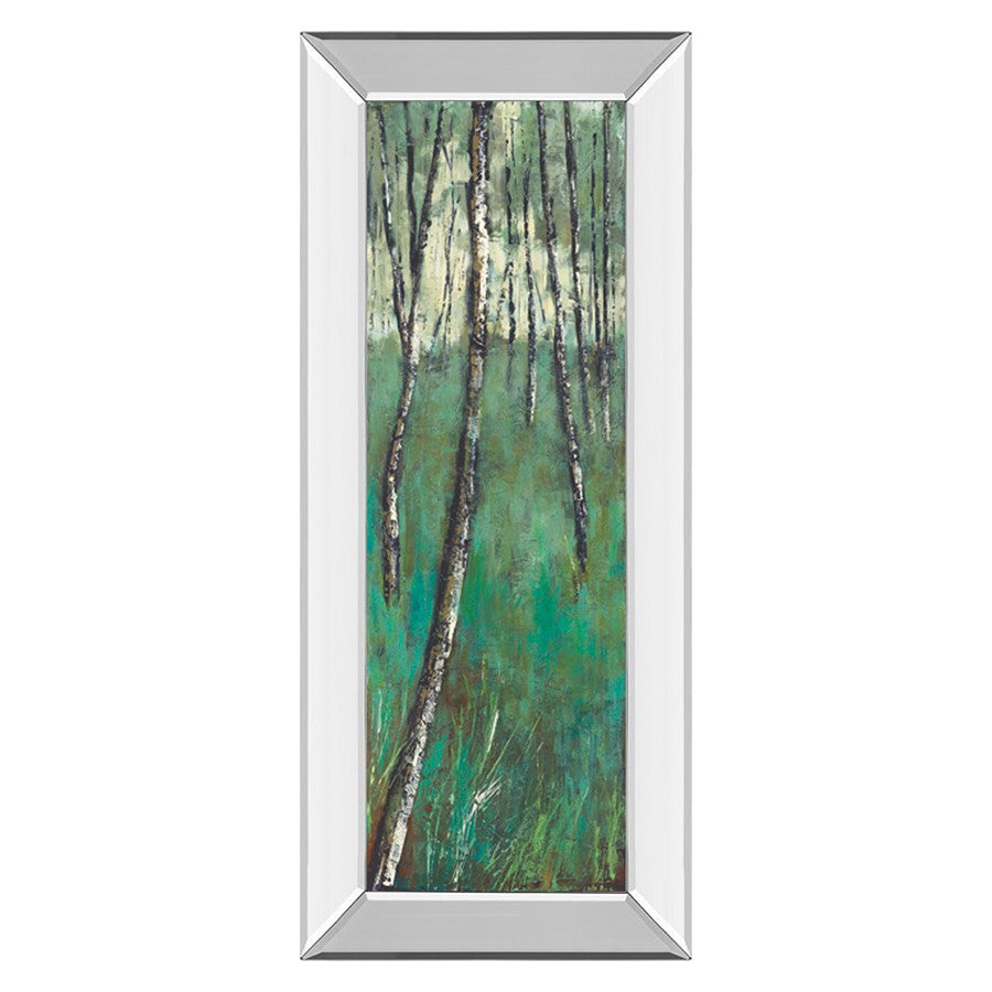 Classy Living Birch Forest Glow Wall Art 18"x42", Mirrored Frame