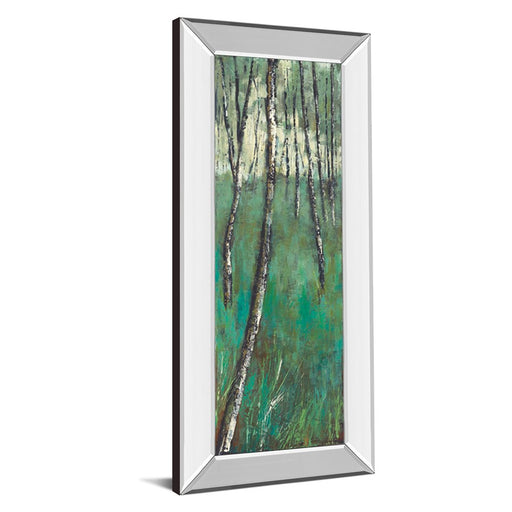 Classy Living Birch Forest Glow Wall Art 18"x42", Mirrored Frame