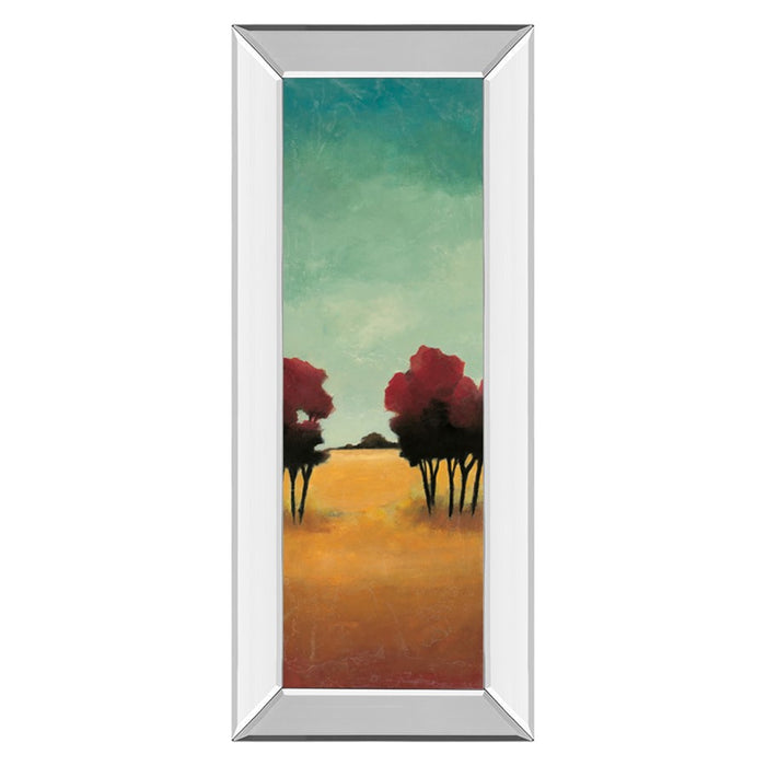 Classy Living New Dawn Trees Wall Art 18"x42", Mirrored Frame