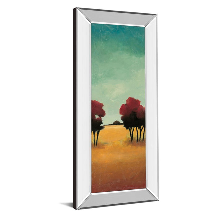 Classy Living New Dawn Trees Wall Art 18"x42", Mirrored Frame