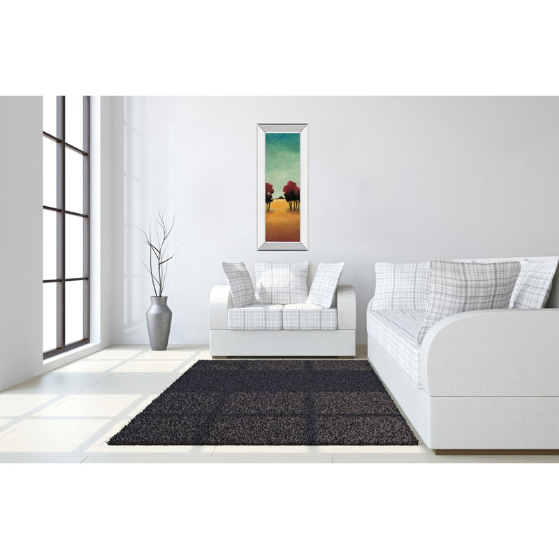 Classy Living New Dawn Trees Wall Art 18"x42", Mirrored Frame