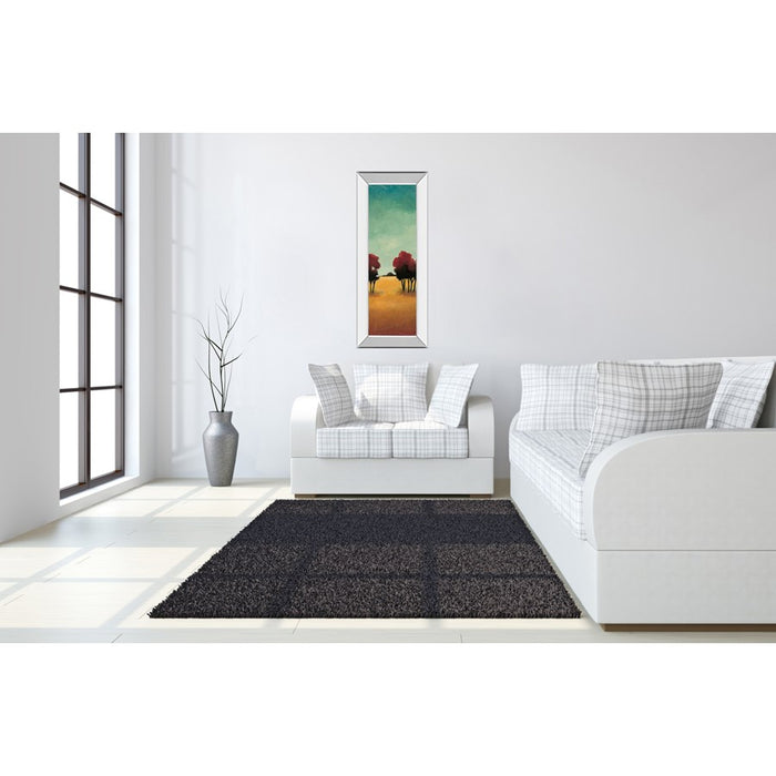 Classy Living New Dawn Trees Wall Art 18"x42", Mirrored Frame