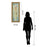 Classy Living Serene Iris Wall Art 18"x42", GiIded Radiance Frame