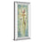 Classy Living Serene Iris Wall Art 18"x42", Mirrored Frame