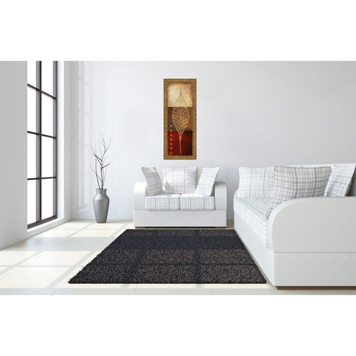Classy Living Golden Leaf Vein Wall Art 18"x42", GiIded Radiance Frame