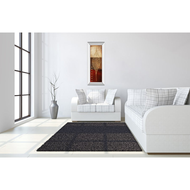 Classy Living Golden Leaf Vein Wall Art 18"x42", Mirrored Frame