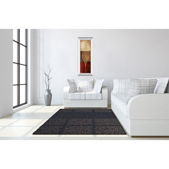 Classy Living Golden Leaf Vein Wall Art 18"x42", Mirrored Frame