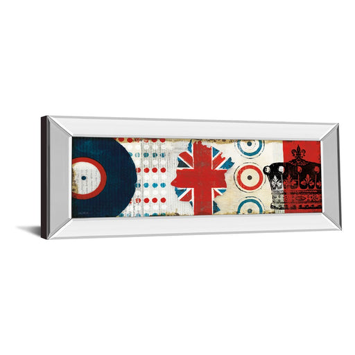 Classy Living British Invasion I Wall Art 42"x18", Mirrored Frame