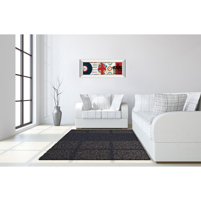 Classy Living British Invasion I Wall Art 42"x18", Mirrored Frame