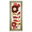 Classy Living Floral Pop Panel I Wall Art 18"x42", Crisp Chardonnay Frame