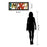 Classy Living Punctuated Illusion Wall Art 42"x18", Dark Chocolate Frame