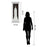 Classy Living Empire Silhouette Wall Art 18"x42", Mirrored Frame
