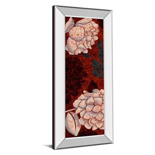 Classy Living Eliose Floral Elegance Wall Art 18"x42", Mirrored Frame