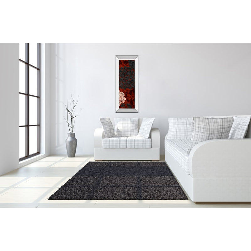 Classy Living Eliose Wall Art 18"x42", Mirrored Frame
