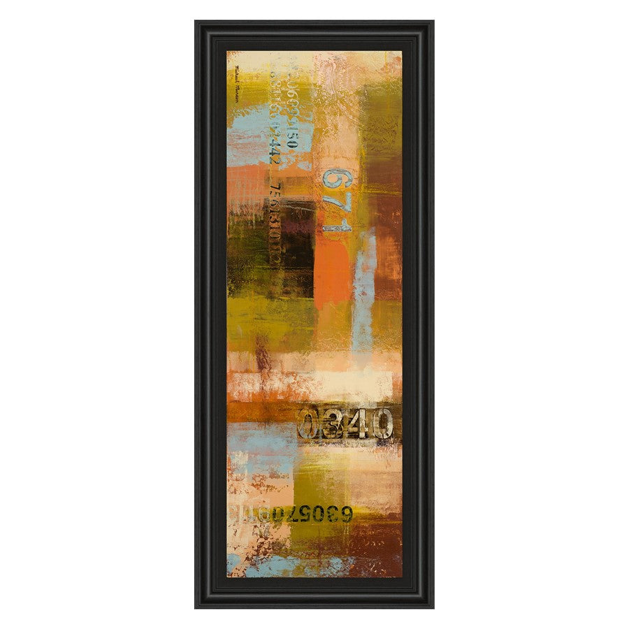 Classy Living Departures II Wall Art 18"x42", Midnight Aura Frame
