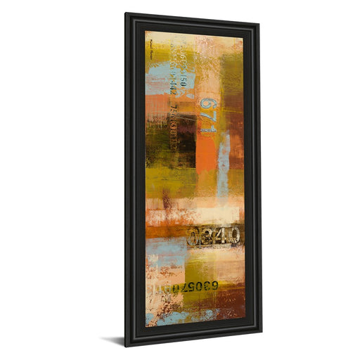 Classy Living Departures II Wall Art 18"x42", Midnight Aura Frame