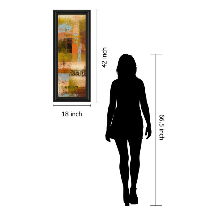 Classy Living Departures II Wall Art 18"x42", Midnight Aura Frame