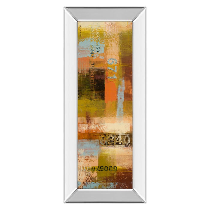 Classy Living Departures II Wall Art 18"x42", Mirrored Frame - 1449MF