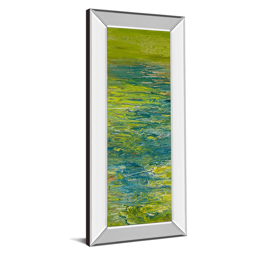 Classy Living Lakeside Flow Wall Art 18"x42", Mirrored Frame