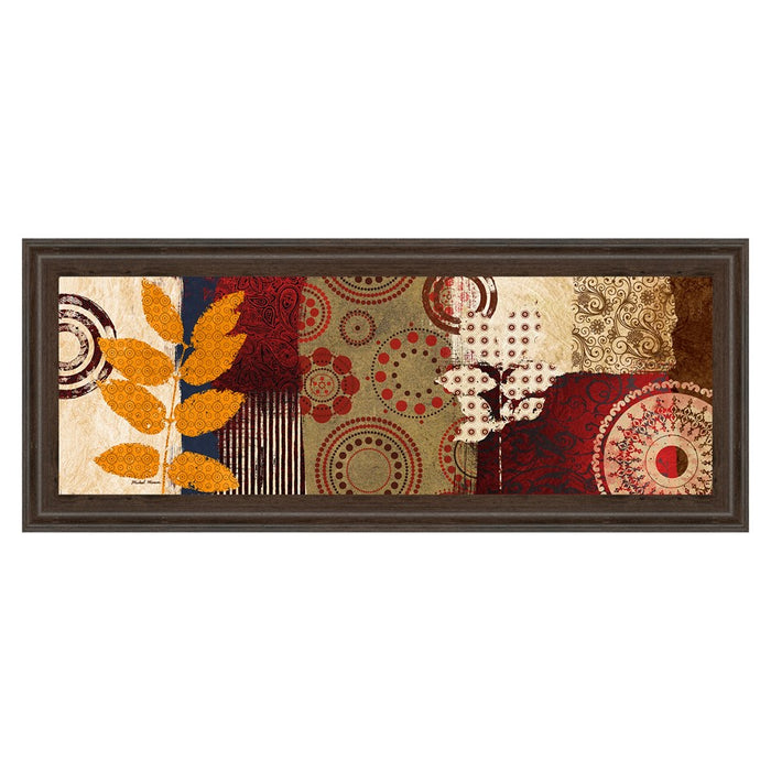 Classy Living Autumn Harmony Wall Art 42"x18", Cinnamon Mocha Frame